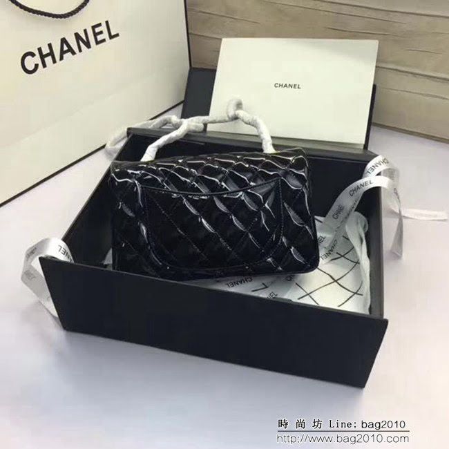 香奈兒CHANEL 升級版A1116小羊皮金銀鏈條單肩斜挎包 DSC1047